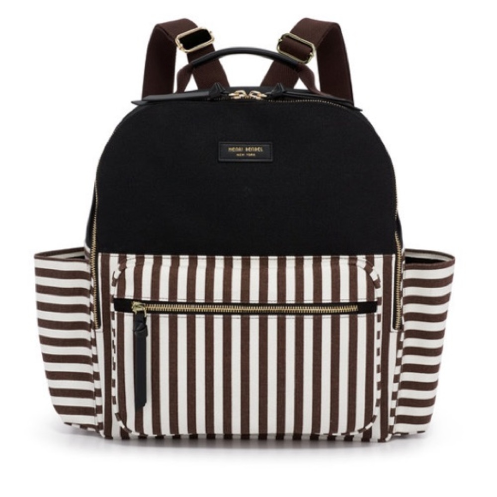 Henri Bendel large stripe backpack